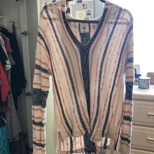 Billabong long sleeve hooded shirt